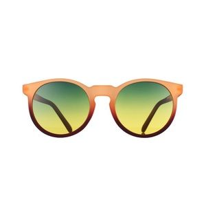 Goodr Circle G polarized sunglasses in “Mai tai me up daddy” color